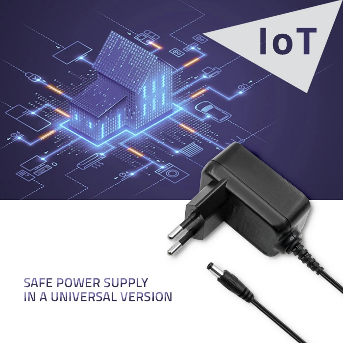 QOLTEC 50771 Kištukinis maitinimo šaltinis 10W 5V 2A 5,5x2,1