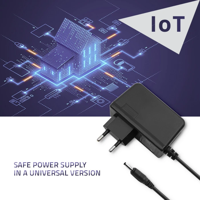 QOLTEC 50776 Kištukinis maitinimo šaltinis 15W 5V 3A 3.0x1.0