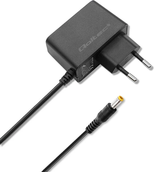 QOLTEC 52403 Kištukinis maitinimo adapteris PREMIUM 9W / 9V / 1A / 5,5x2,5