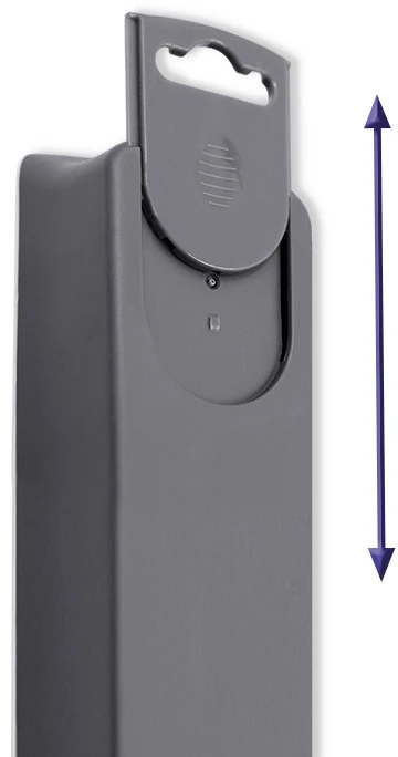 QOLTEC 50296 Power strip 5 sockets 1.8m Baltas pilkas