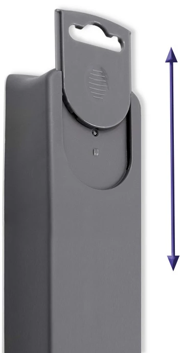 QOLTEC 50297 Maitinimo juosta 6 lizdai 1,8 m Balta pilka