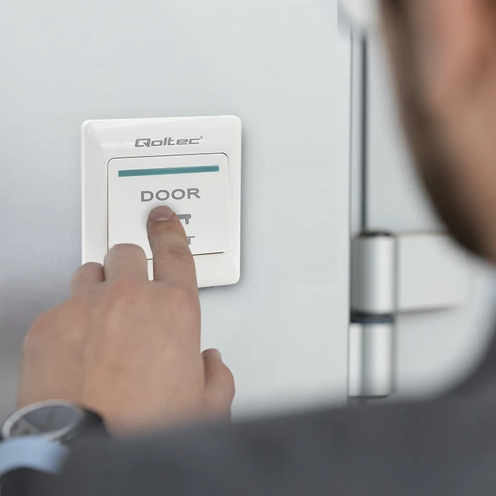 QOLTEC 52450 Exit Button baltas