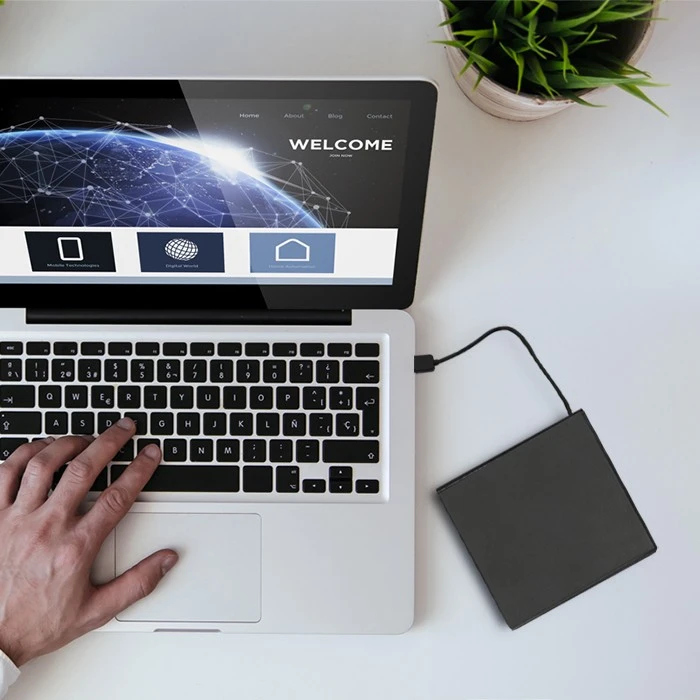 Qoltec išorinis DVD-RW įrašymo įrenginys USB 2.0