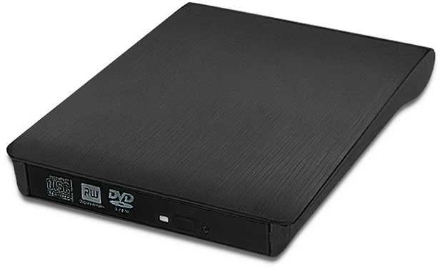 Qoltec išorinis USB 3.0 9,5 mm SATA optinio disko dėklas su integruotu laidu