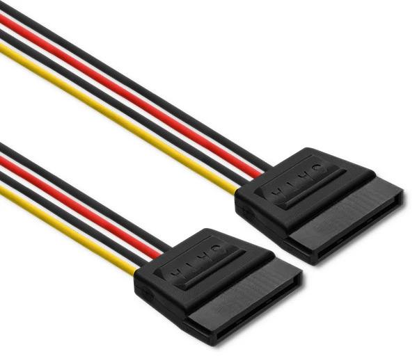 QOLTEC 27618 Qoltec Adapteris cable 20cm POWER MOLEX/2xSATA