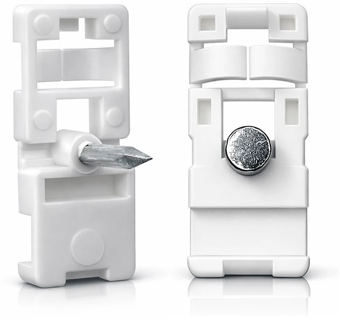 Qoltec kabelio laikiklis 15x13mm sieninis