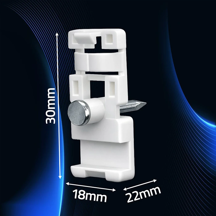 Qoltec kabelio laikiklis 15x13mm sieninis