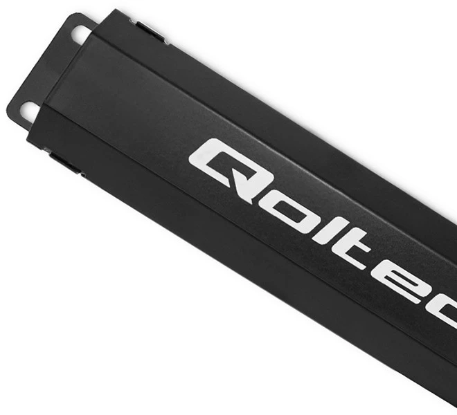 QOLTEC 54476 Kabelių laikiklis RACK 19 colių 1U