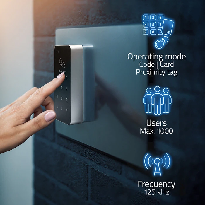 „Qoltec FEBE“ kombinuota spyna su RFID skaitytuvu | Kodas | Kortelė | Pakabutis | EM