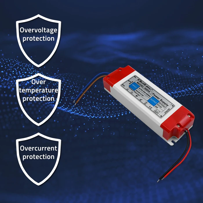 QOLTEC 50935 Impulsinis maitinimo šaltinis IP20 100V-240V 60W 12V 5A