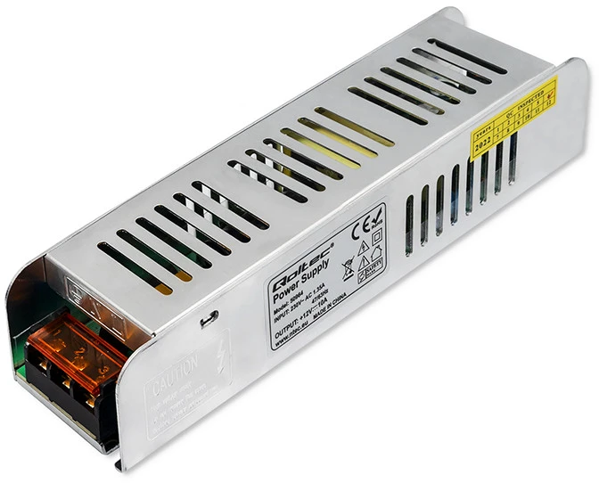 QOLTEC 50964 Qoltec LED tvarkyklė IP20 120W 12V 10A plona