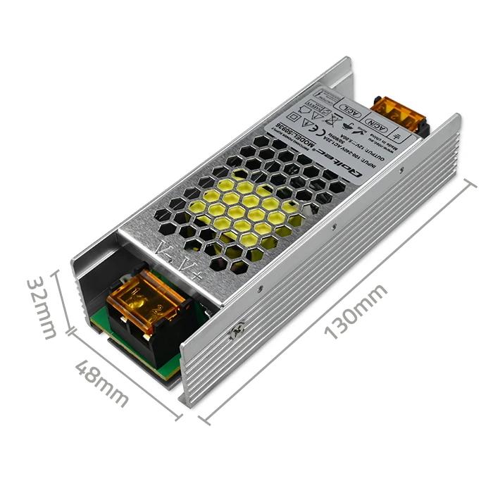 QOLTEC 50936 Qoltec Impulse maitinimo šaltinis SLIM | IP20 | 176V-264V | 60W | 12V | 5A