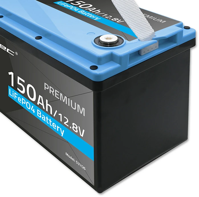 Qoltec LiFePO4 ličio geležies fosfato akumuliatorius | 12,8 V | 150 Ah | 1920 Wh | BMS