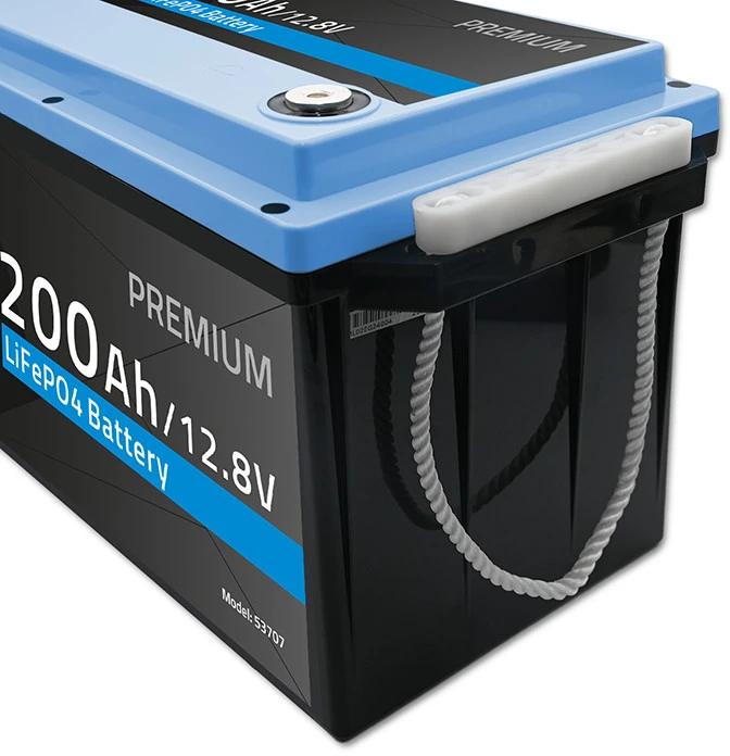 Qoltec akumuliatorius LiFePO4 ličio-geležies-fosfato | 12,8 V | 200 Ah | 2560 Wh | BMS