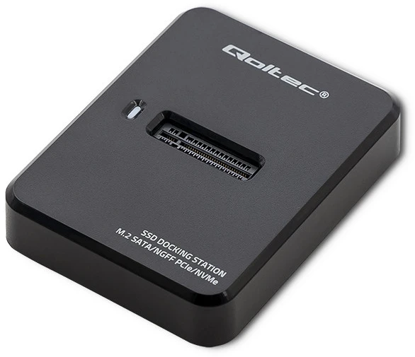 QOLTEC 50313 prijungimo stotelė SSD M.2 SATA PCIe NGFF NVMe USB 3.1