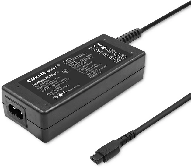 QOLTEC 51758 Maitinimo adapteris, skirtas HP 65W 3 kištukams