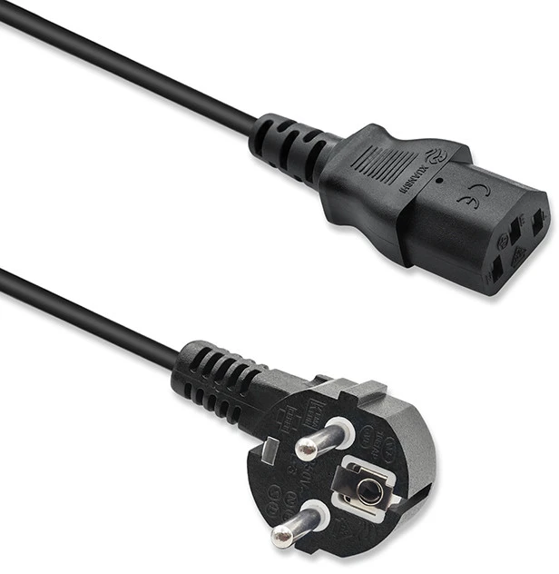 QOLTEC 50549 Qoltec kintamosios srovės maitinimo kabelis ATX 3 kontaktų S03/ST3 1,4 m