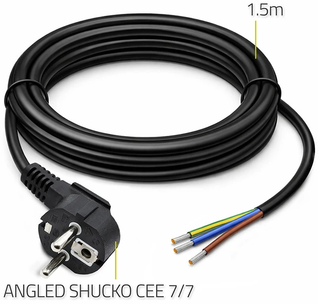 Qoltec Maitinimo kabelis SCHUKO CEE 7/7 1,5 m
