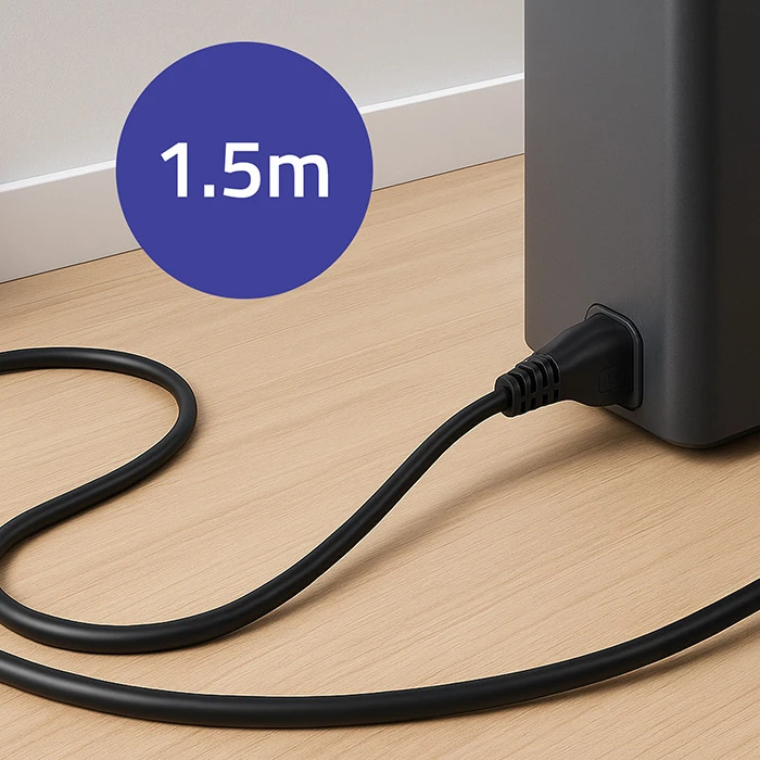 Qoltec Maitinimo kabelis SCHUKO IEC C5 3x1.0mm² 1.5m
