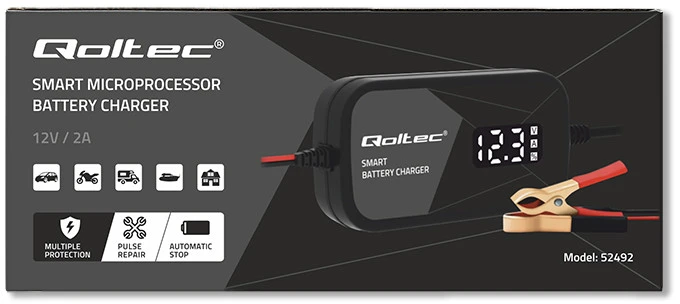Įkroviklis 12V Qoltec 52492