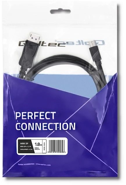 QOLTEC 50434 Qoltec Mini DP v1.1 M/ DP v1.1 M 1080p 1,8m