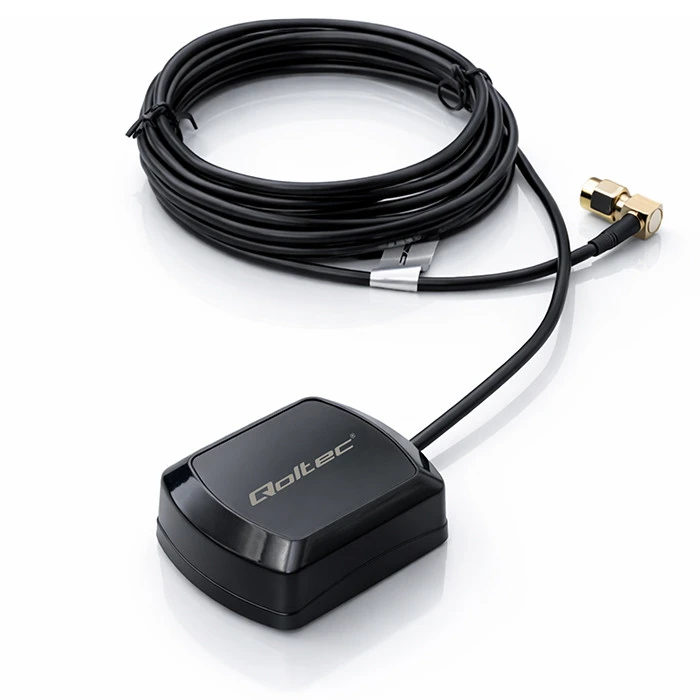 Mobilioji GPS/GLONASS antena - 28 dBi - Qoltec 57057