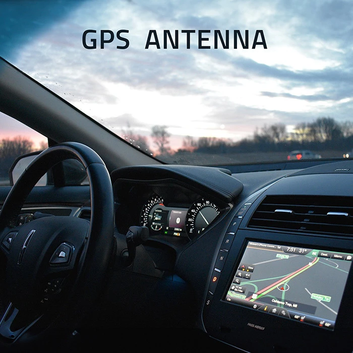 Qoltec mobiliojo GPS GLONASS antena su magnetine baze 28dBi SMA