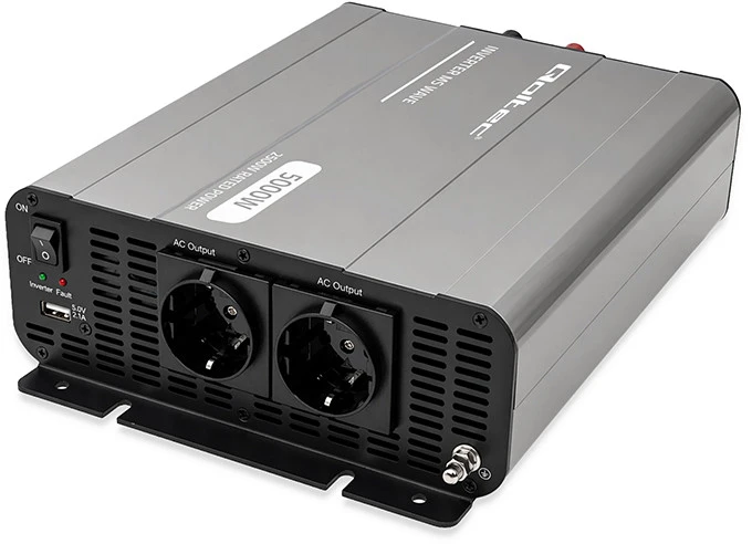 Qoltec MS Wave | 12 V - 230 V | 2500/5000 W | USB