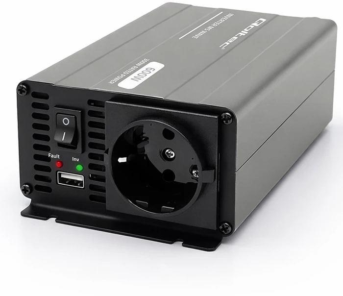 Qoltec MS Wave | 12 V - 230 V | 300/600 W | USB