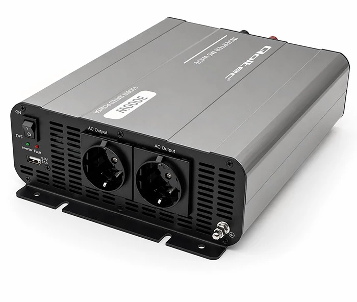 Qoltec MS Wave | 12 V - 230 V | 1500/3000 W | USB
