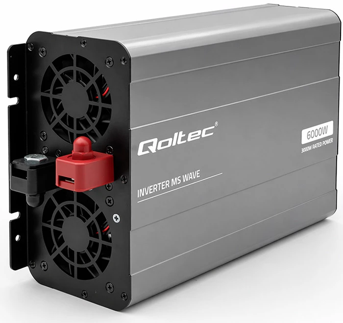 Qoltec MS Wave | 12 V - 230 V | 3000/6000 W | USB
