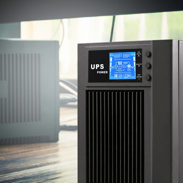 Qoltec Nepertraukiamo maitinimo šaltinis On-line 3KVA 2.4kW LCD USB