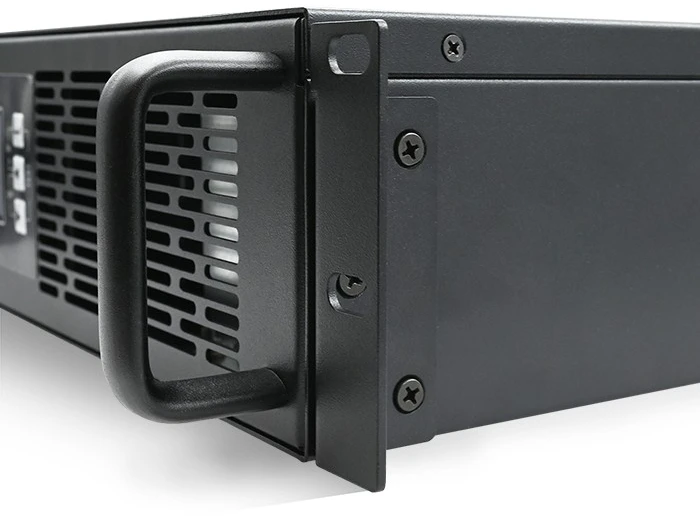 QOLTEC 52285 nepertraukiamo maitinimo UPS, skirtas RACK / 1kVA / 1000W / Galios koeficientas 1,0 / LCD / EPO / USB / On line