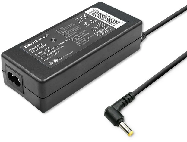 QOLTEC Maitinimo adapteris skirtas Acer 65W 19V 3.42A 5.5x1.7 + maitinimo kabelis