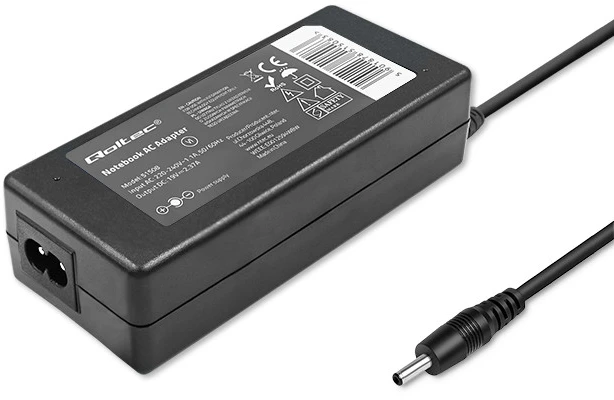 QOLTEC 51508 Nešiojamas kompiuteris AC power adapter f Asus 45W 19V 2.37A 3.0x1.0