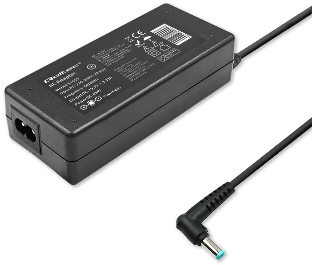 QOLTEC 51555 Nešiojamas kompiuteris AC maitinimo adapteris Qoltec skirtas HP 65W 19.5V 3.33A 4.5 3.0 SLIM