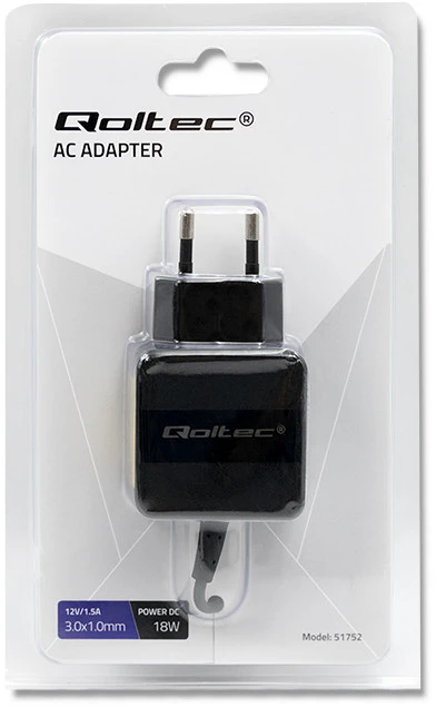 QOLTEC 51752 kintamosios srovės adapteris prieš Acer 12V 1.5A 18W 3.0x1.0