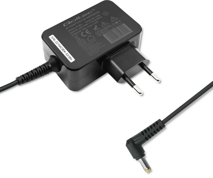QOLTEC 52394 Maitinimo adapteris, skirtas Acer 45W 19V 2.37A 5.5x1.7