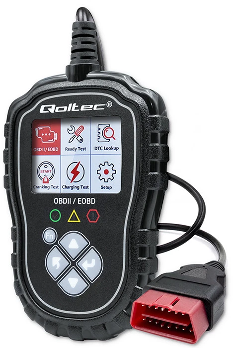 „Qoltec Skaitmeninis ProLine“ diagnostikos testeris | OBD2 EOBD | Poliravimo MENIU | 8V-25V | Dviguba sistema