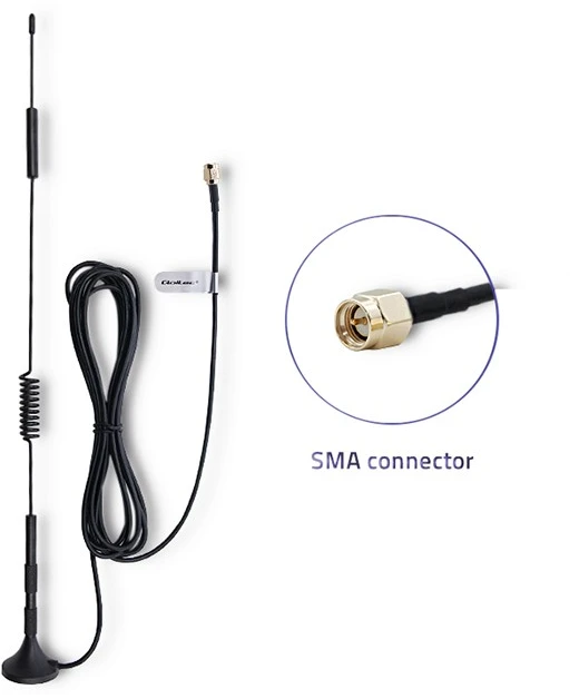 QOLTEC Omnidirectional Antena 4G LTE DUAL 7dBI Indoor Outdoor