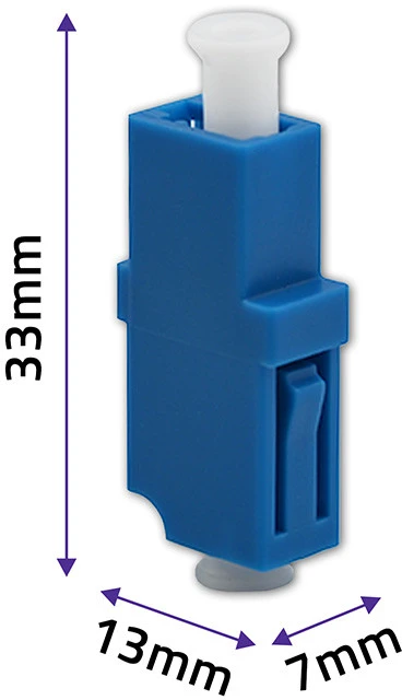 Qoltec Optinio pluošto adapteris LC/UPC Simplex Singlemode