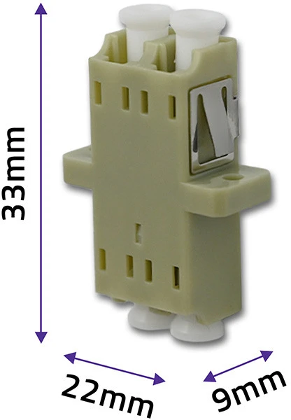 QOLTEC 54133 Optic adapter LC/UPC duplex MultiMode
