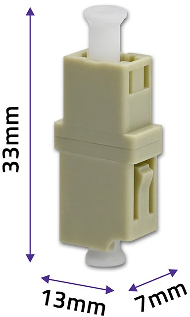 Qoltec Optinio pluošto adapteris LC/UPC Simplex Multimode