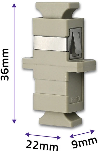 Qoltec Optinio pluošto adapteris SC/UPC Simplex Multimode