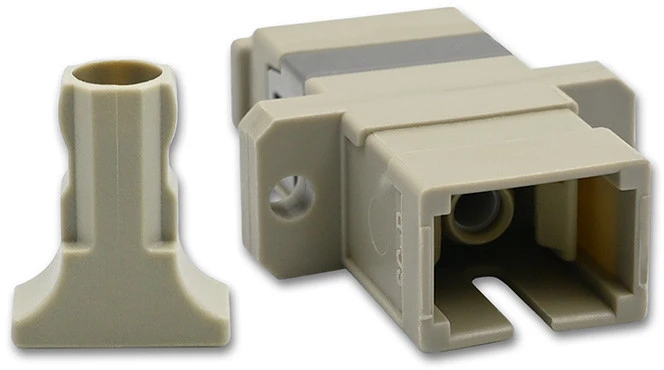 Qoltec Optinio pluošto adapteris SC/UPC Simplex Multimode