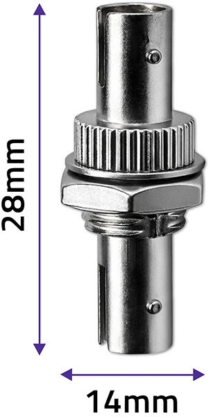 Qoltec Optinio pluošto adapteris ST/UPC Simplex Multimodas