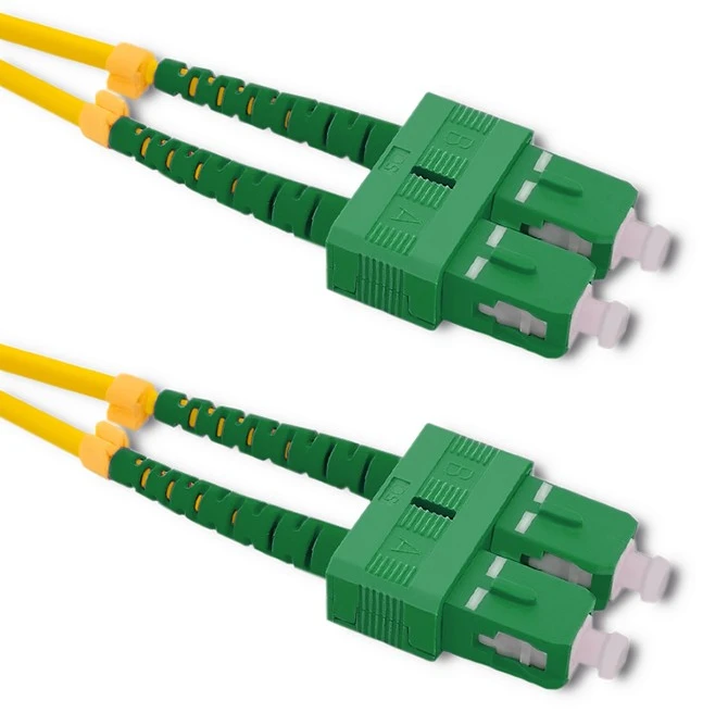 QOLTEC 54365 Qoltec Optinis Patchcord SC/APC-SC/APC | Vienmodis | 9/125 | G652D | Dviaukštis 1,5m