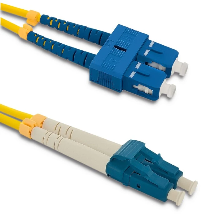 QOLTEC 54032 Optinis Patchcord SC/UPC-LC/UPC Singlemode 9/125 G652D Duplex 2m