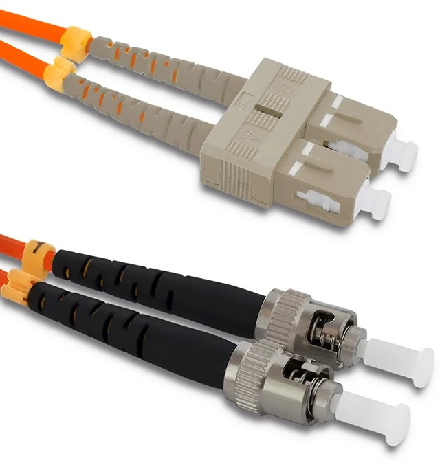 Qoltec Optinio pluošto kabelis SC/UPC-ST/UPC OM2 5m