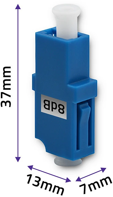 Qoltec optinio pluošto slopintuvas LC/UPC(F) - LC/UPC(F) 8dB